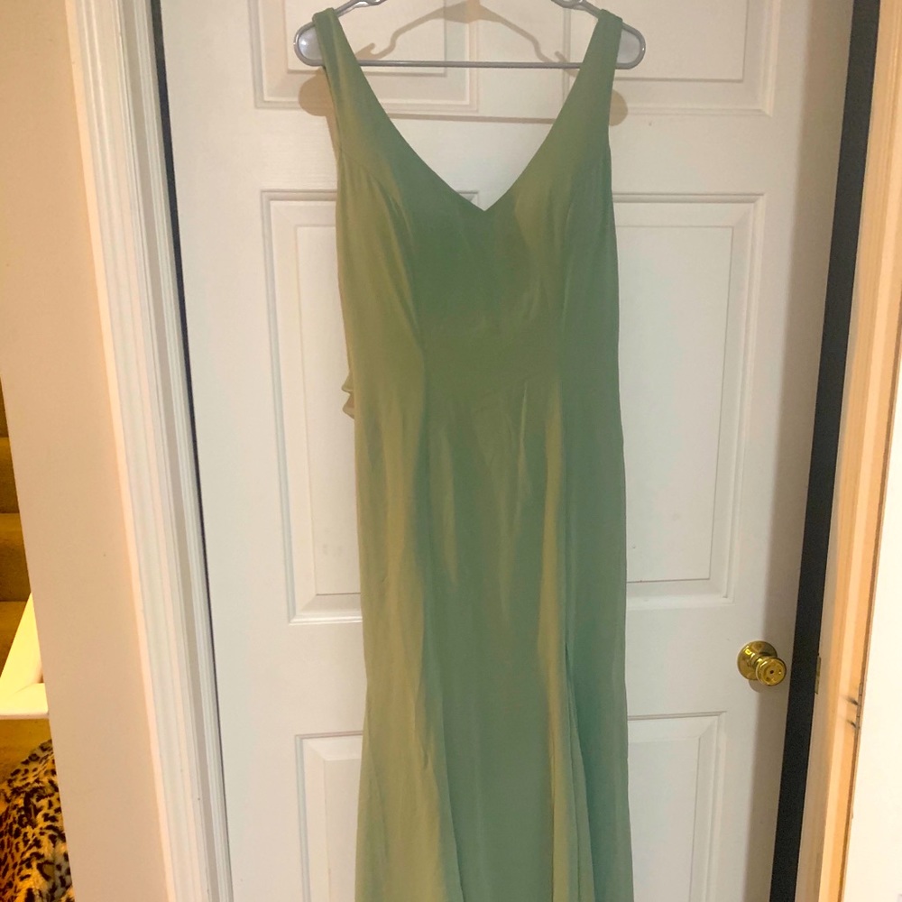 Ivy colored bridesmaid dress, never worn